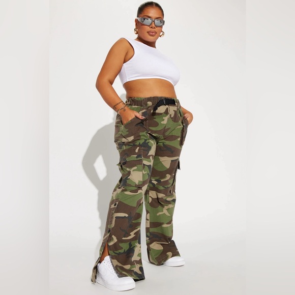 Big Moves Camo Cargo Pant - Olive/combo - Picture 1 of 3